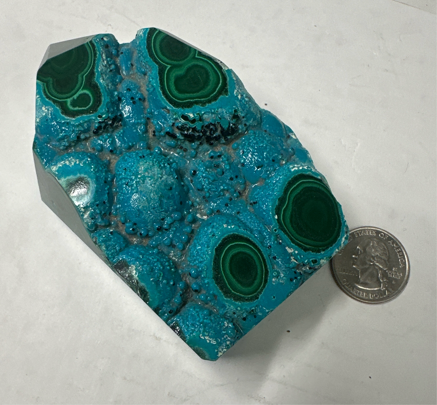 Malachite Chrysocolla tower