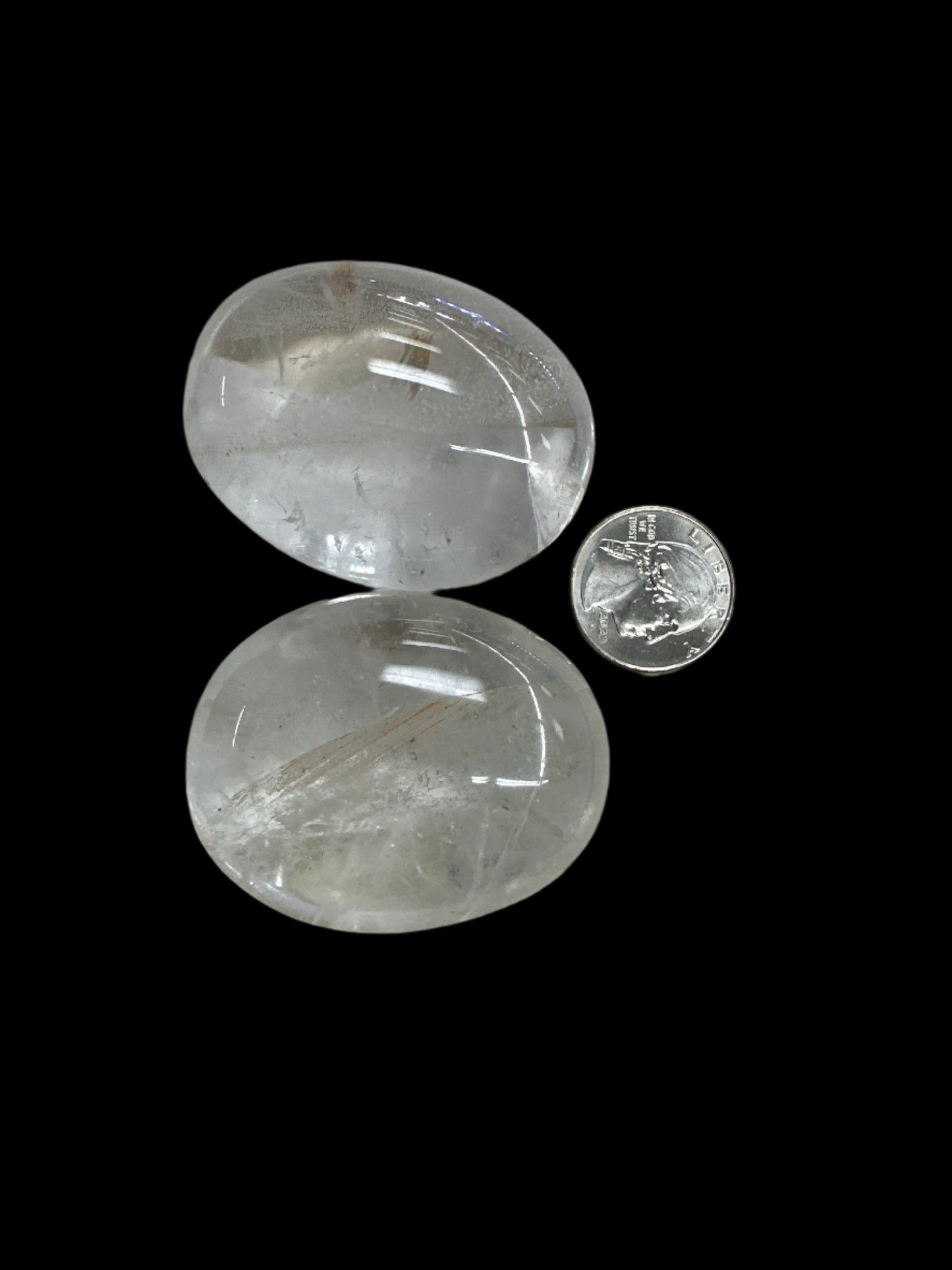 Clear Quartz Palm Stone