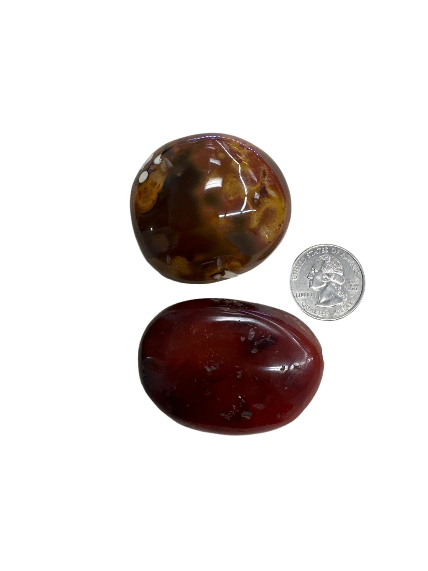 Carnelian Palm Stone