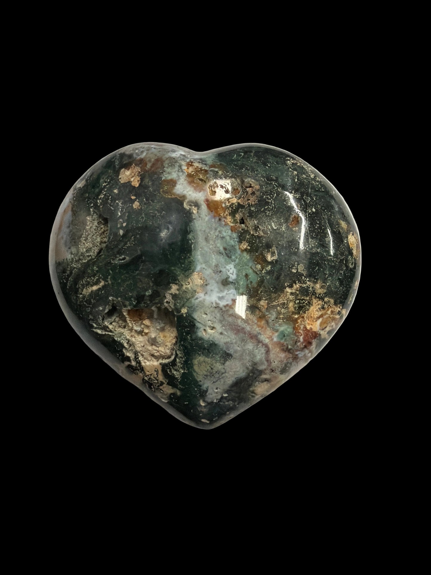 Ocean Jasper Heart