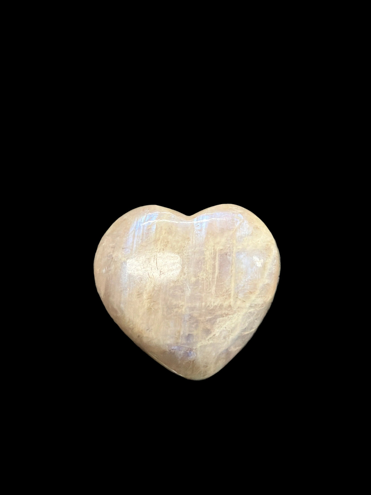 Moonstone Heart & Palm Stone (AA Quality)
