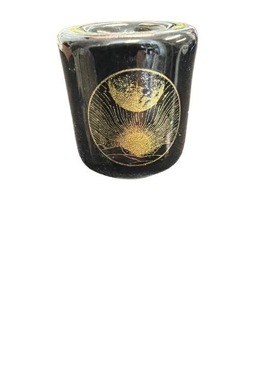 Sun/Moon/Stars Chime Candle Holder