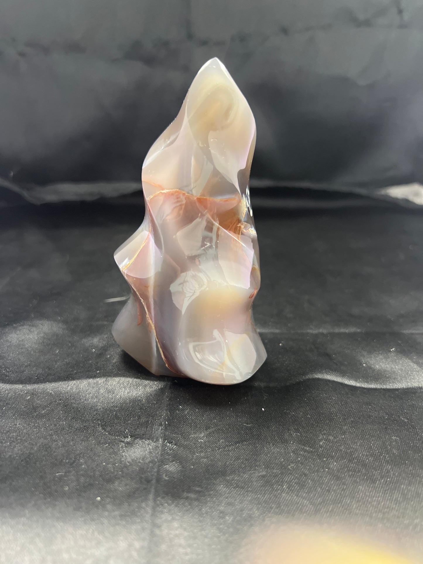 Orca Agate Flames