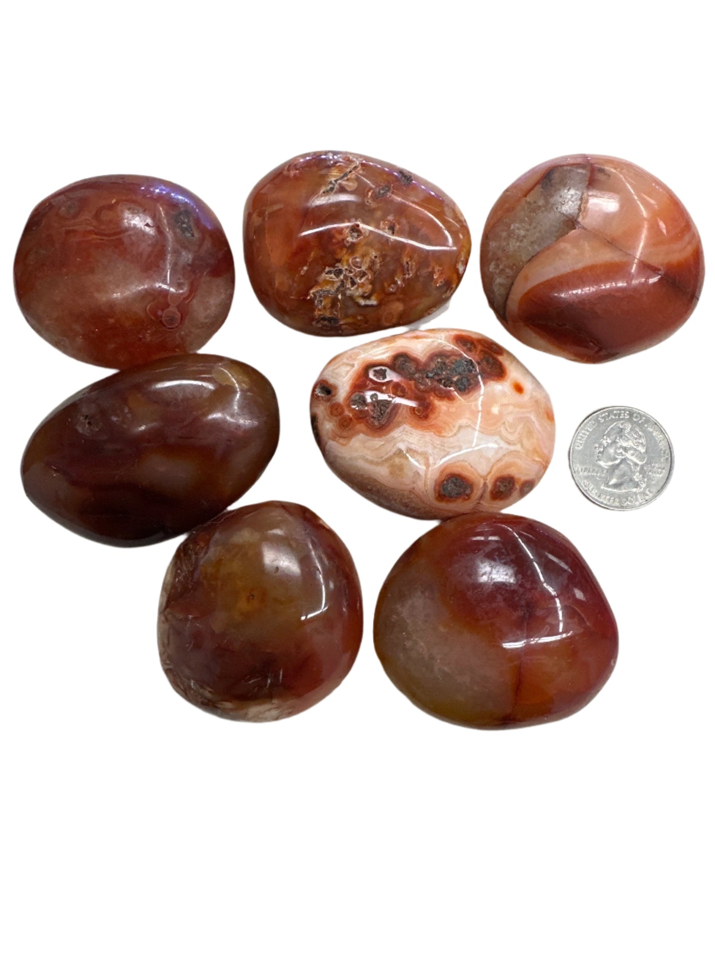 Carnelian Palm Stone