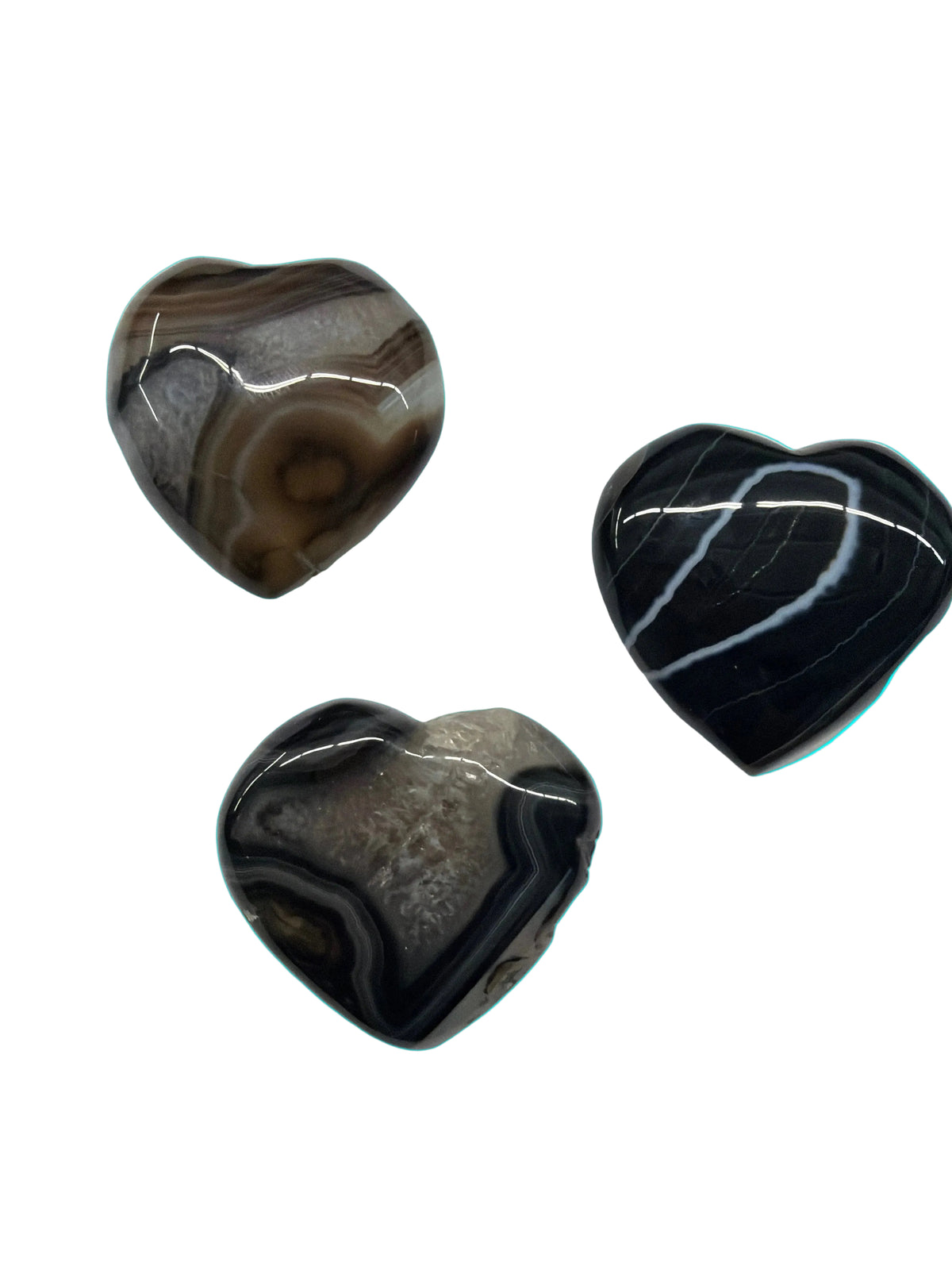 Black Sardonyx Heart