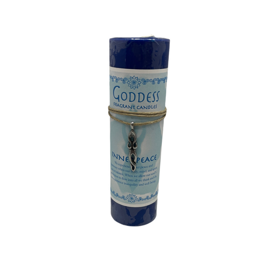 Goddess of inner peace candle W/charm