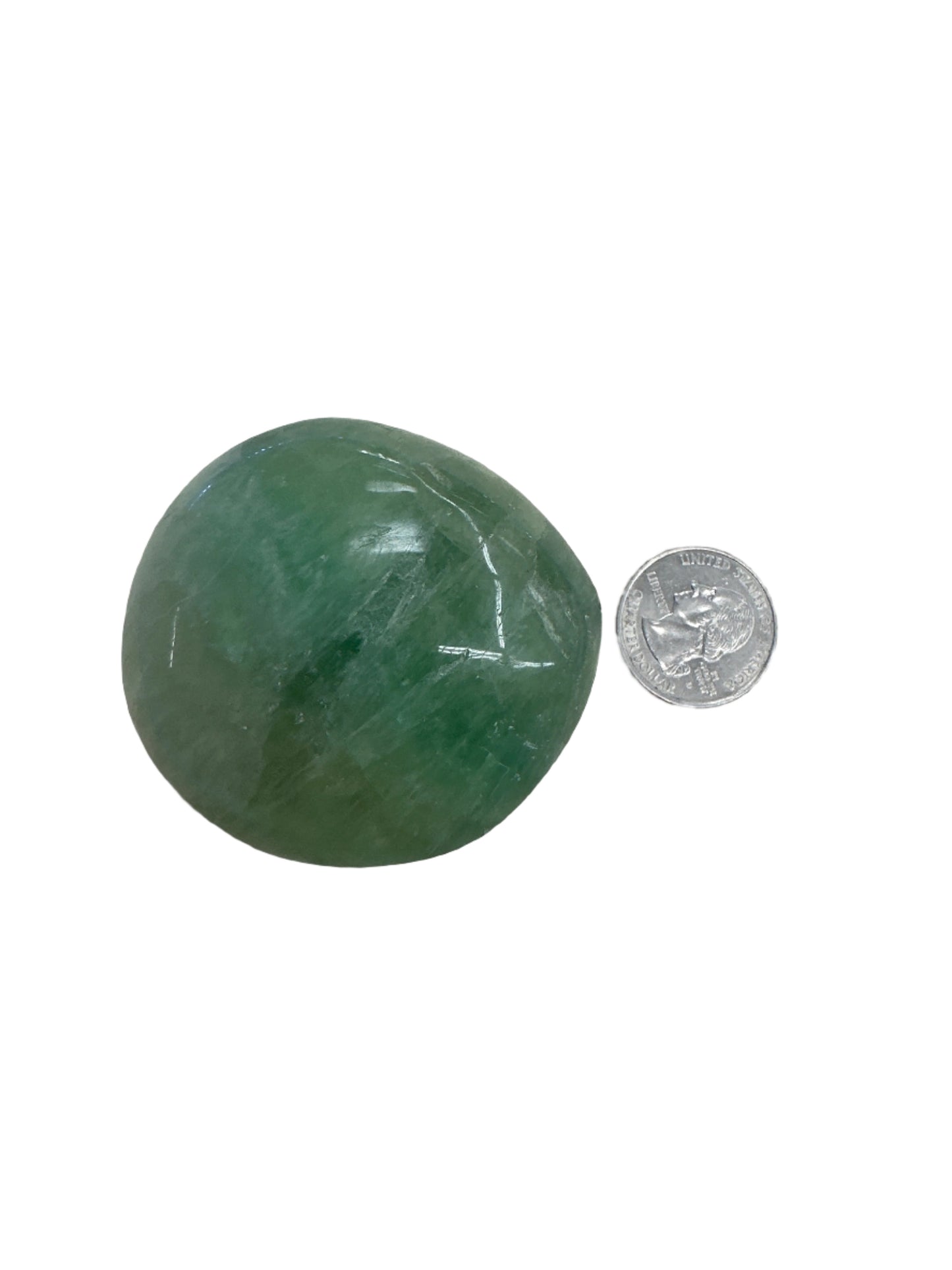 Fluorite palm stone