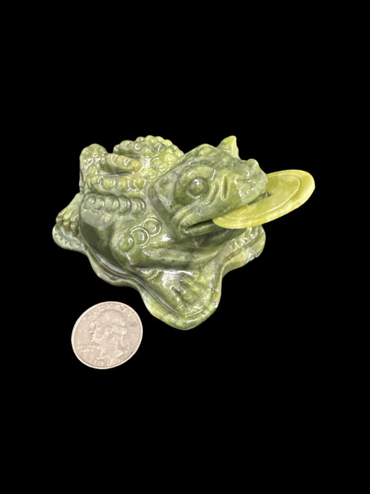 Jade Feng Shui Money Frog