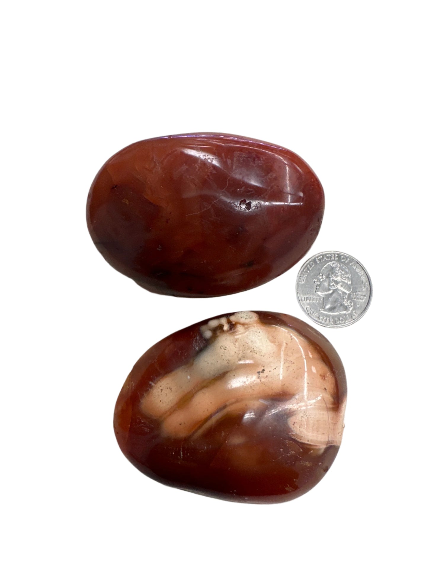 Carnelian Palm Stone