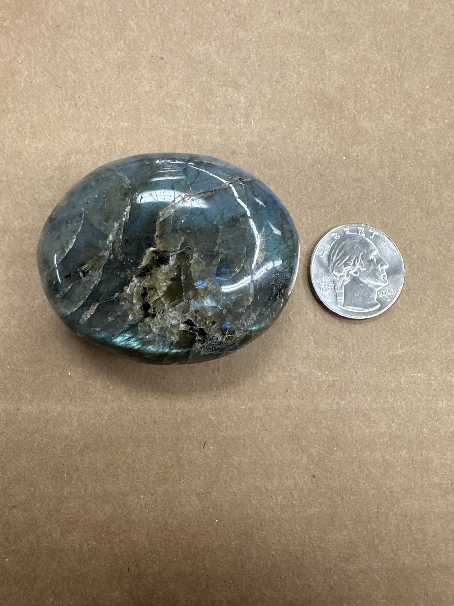 Labradorite Palm Stone