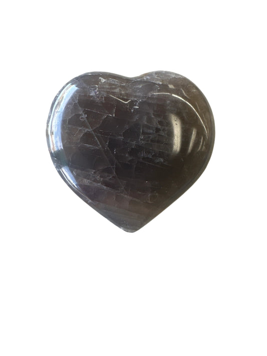 Blue Rose Quartz Heart