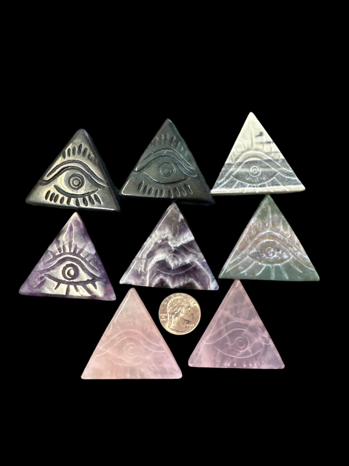 Gemstone all seeing eye