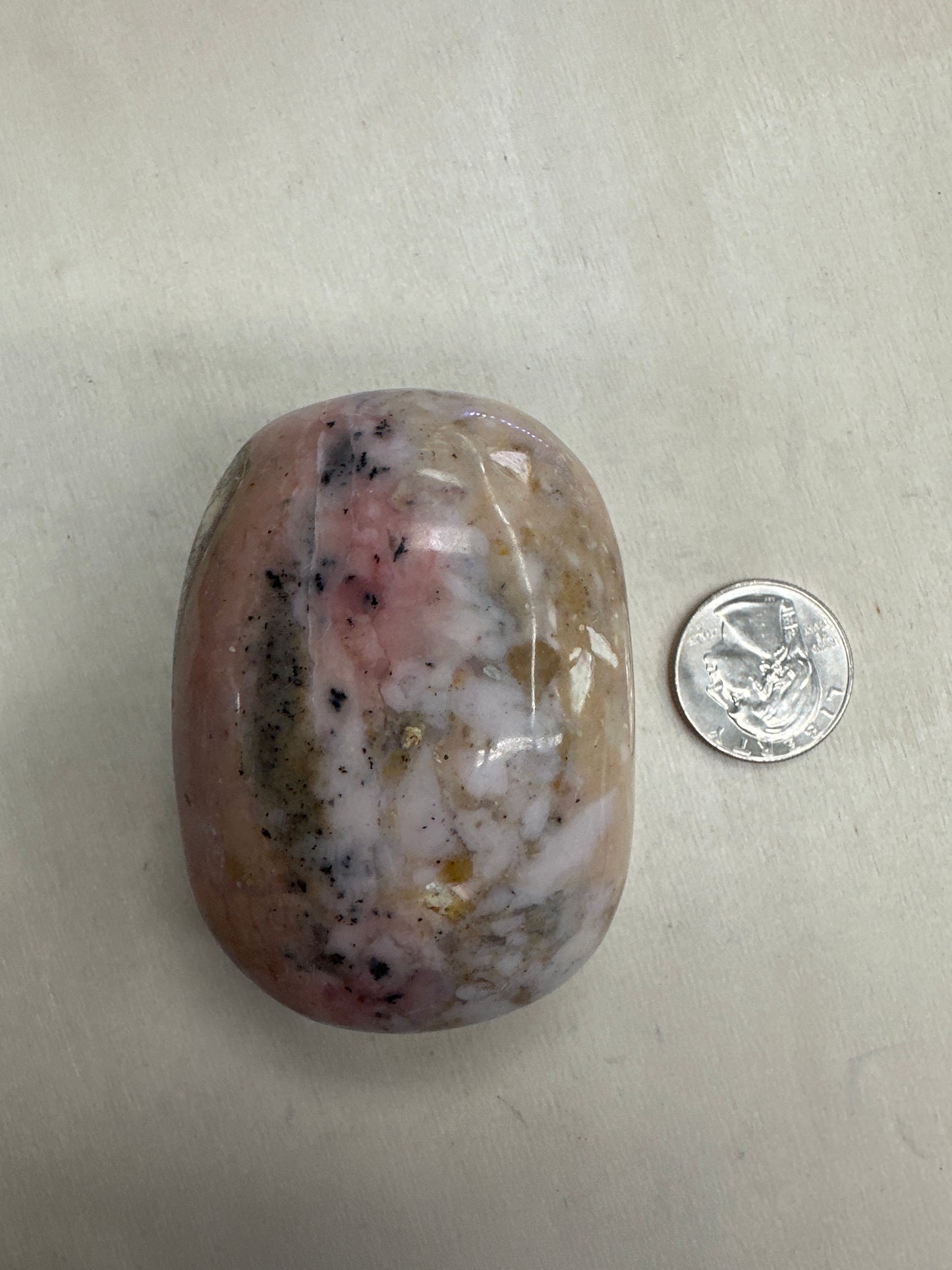 Pink Opal Palm Stone