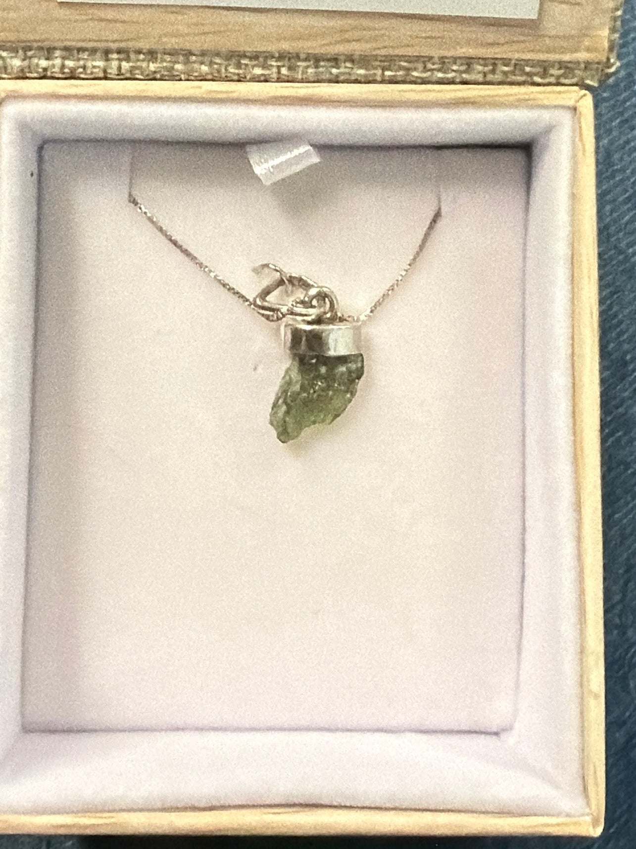 Moldavite necklace