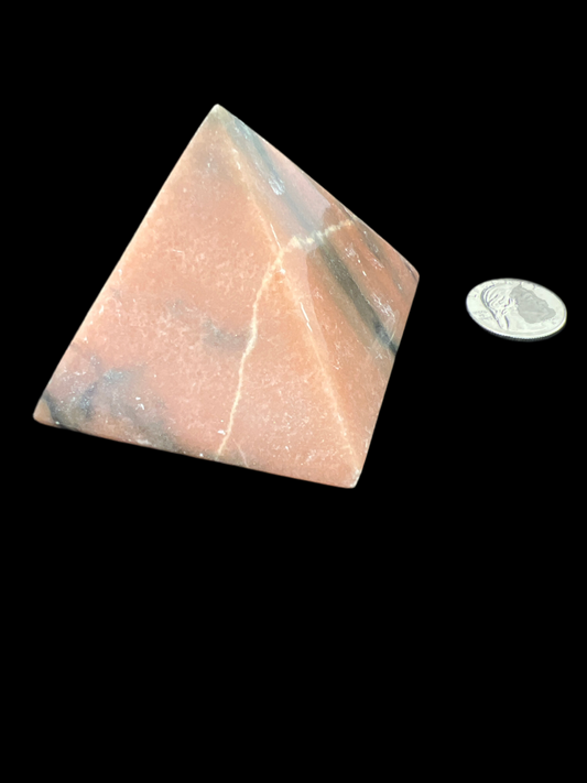 Peach Moonstone Pyramid