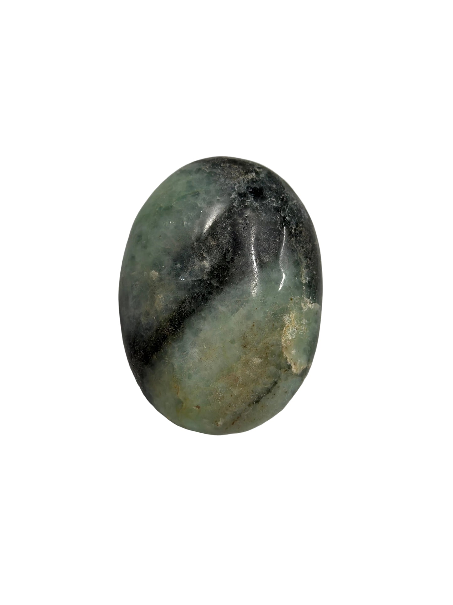 Prehnite & Epidote Palm Stone