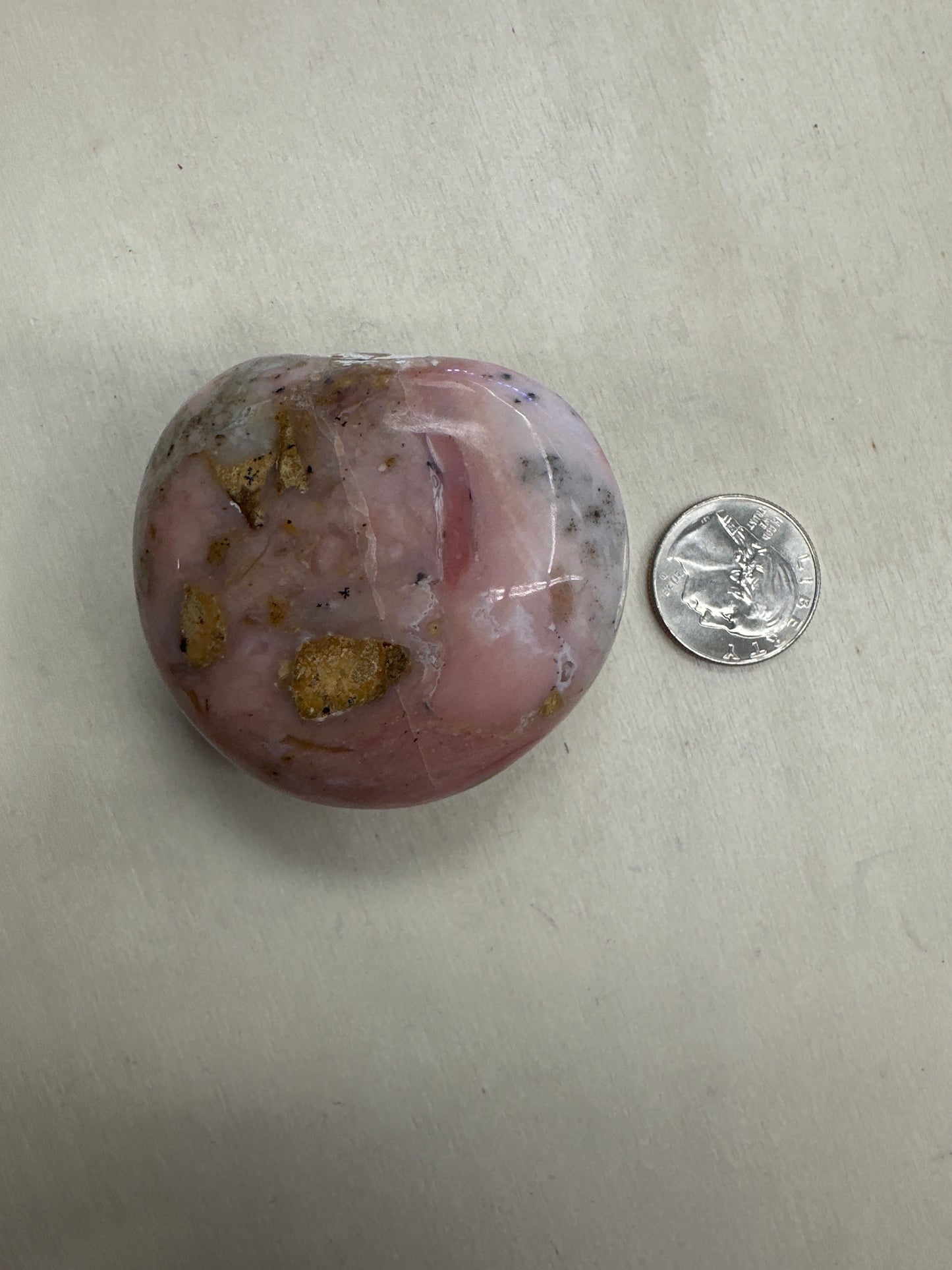 Pink Opal Palm Stone