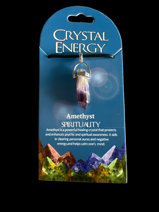 Crystal Energy Pendant: Amethyst Spirituality