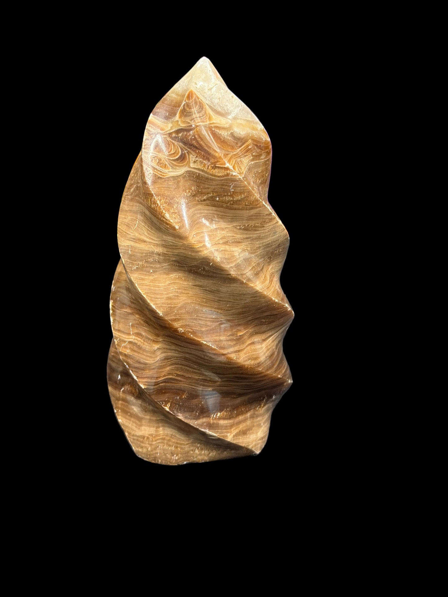 Rootbeer Calcite Flame