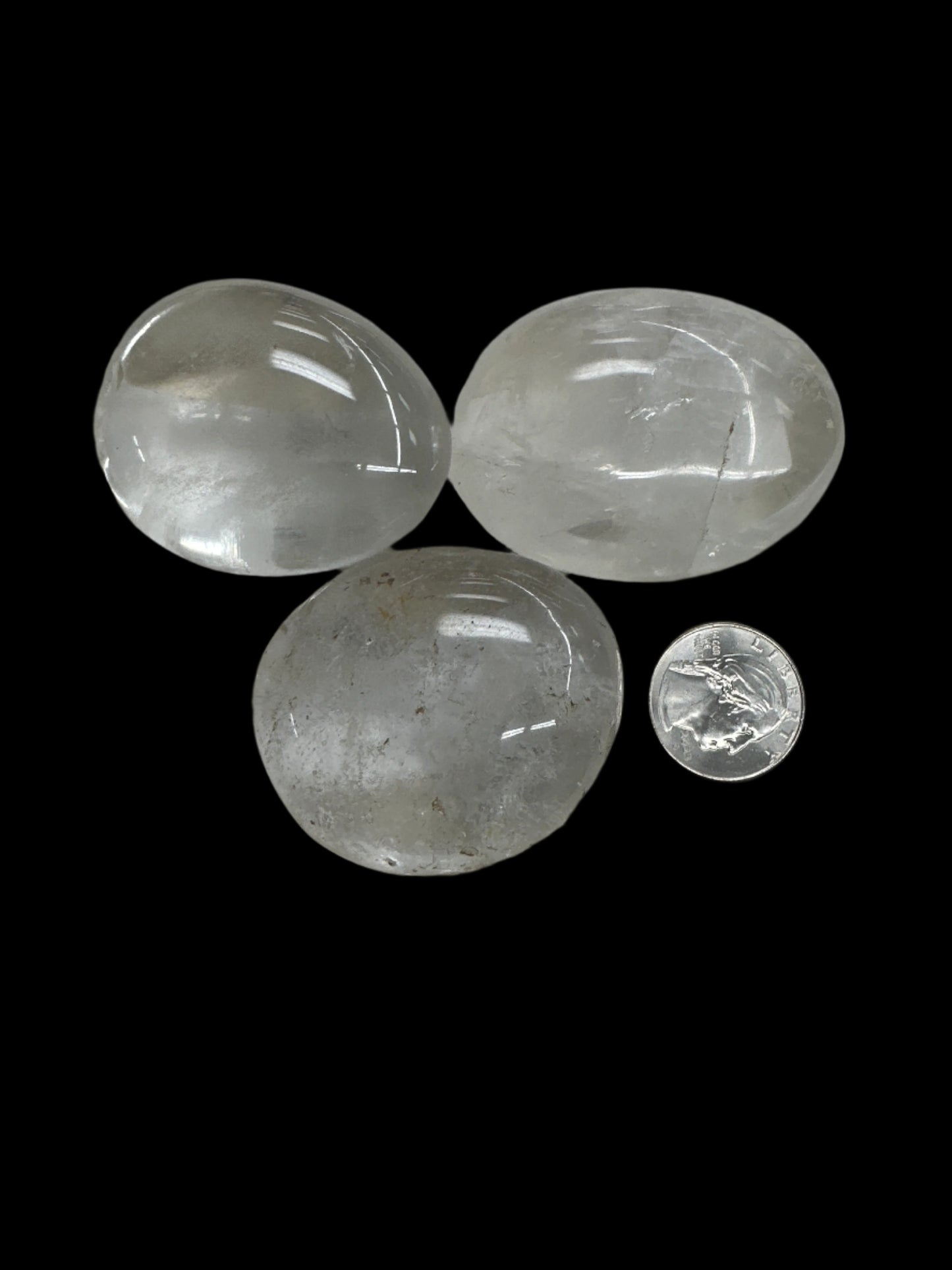 Clear Quartz Palm Stone