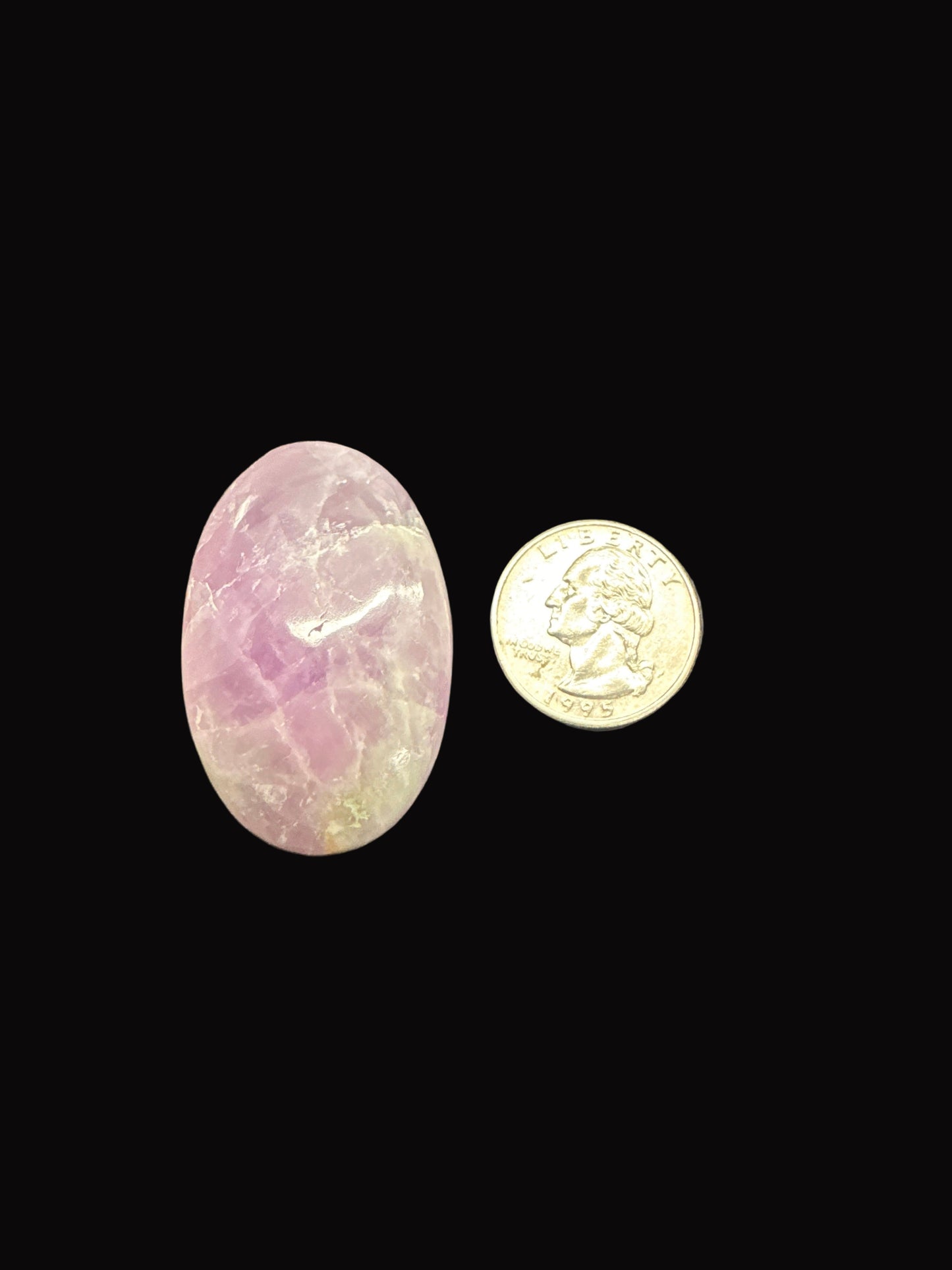 Kunzite Palm Stone