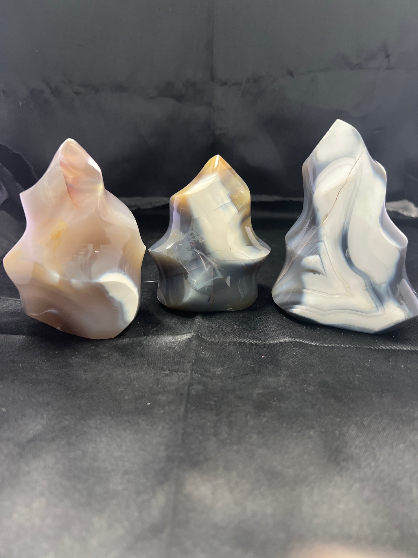 Orca Agate Flames