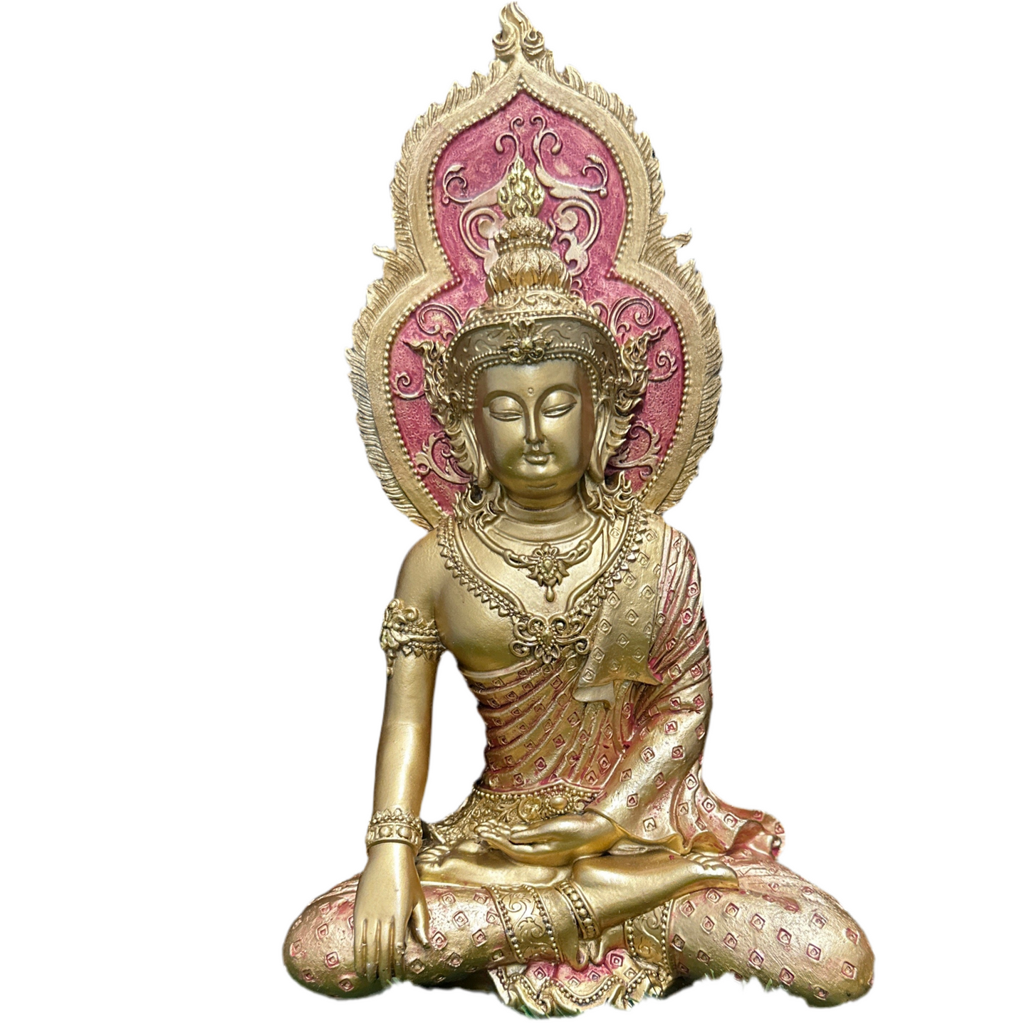 6 1/2” Buddha Gold/Red