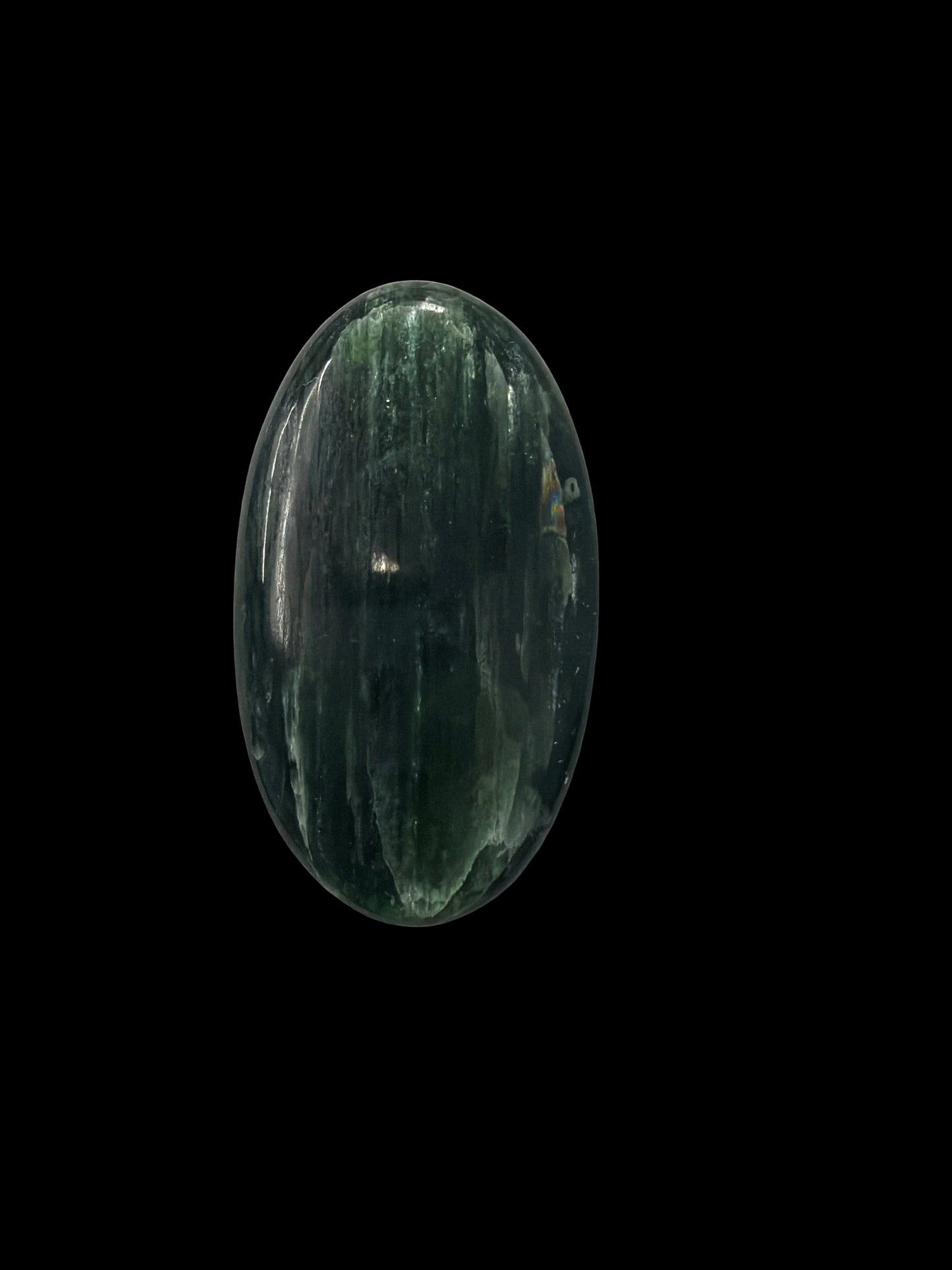 Green Kyanite Palm Stone & Heart