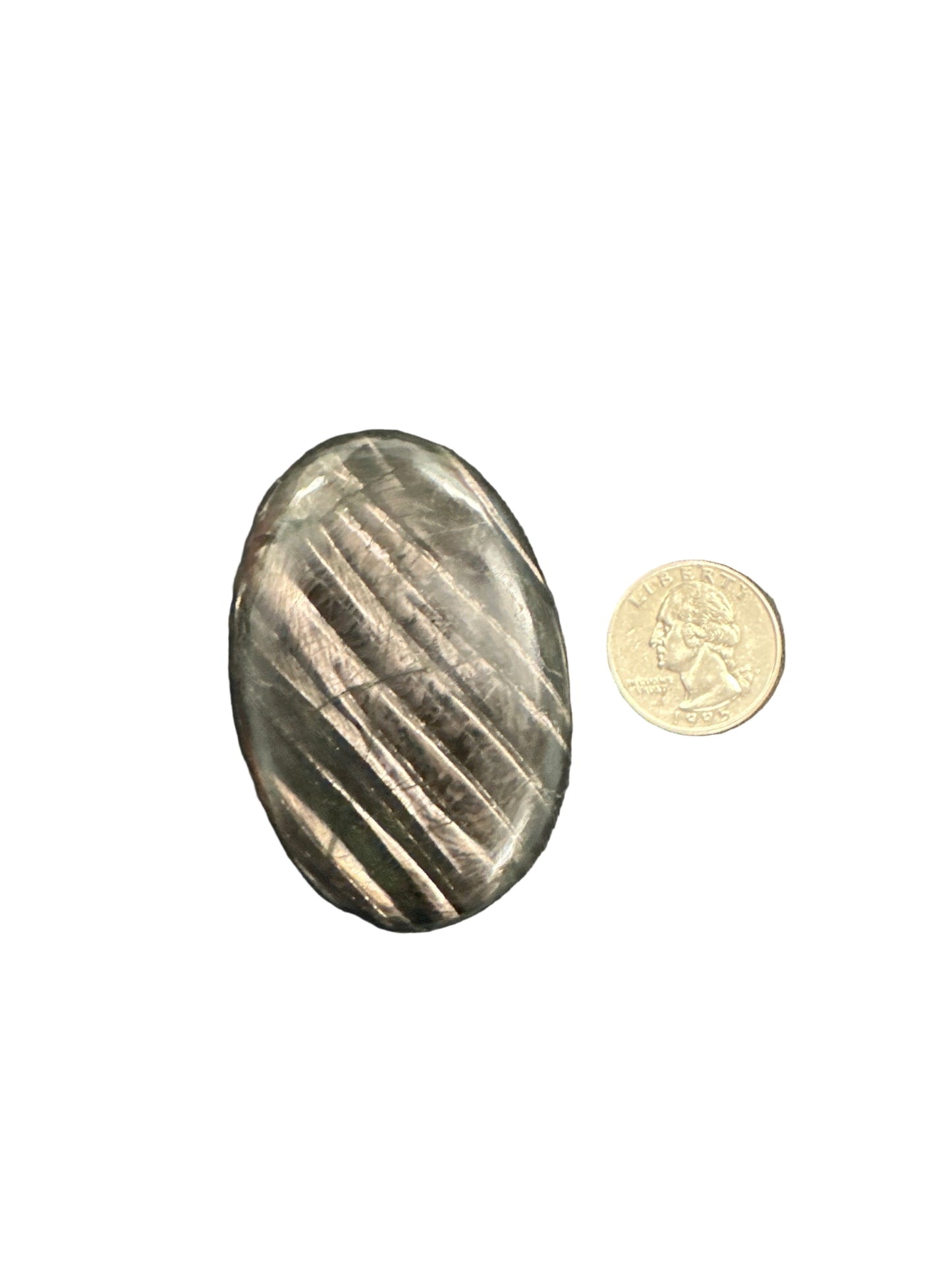 Hypersthene Palm Stone & Heart
