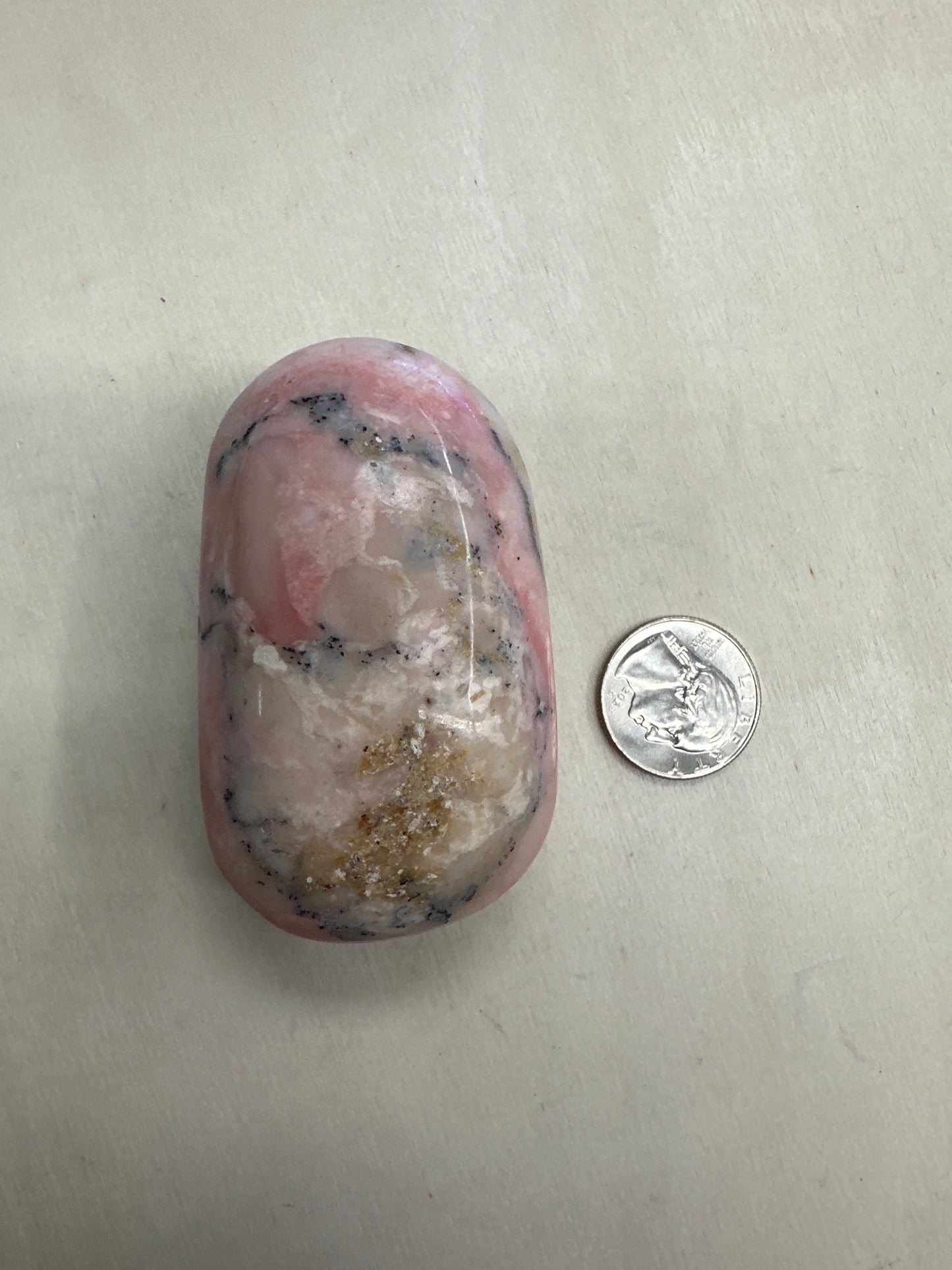 Pink Opal Palm Stone