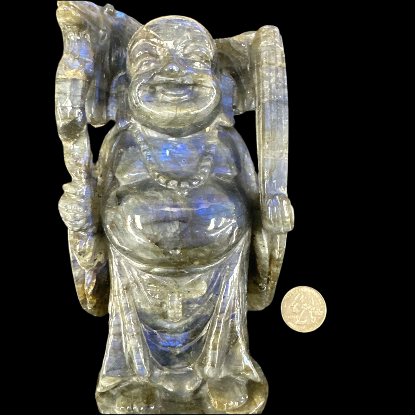 Happy Buddha Labradorite