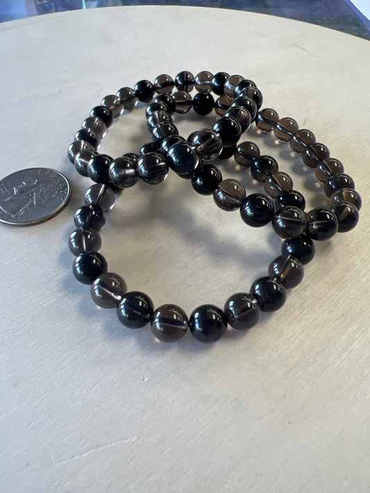 Midnight Lace Obsidian Bracelet