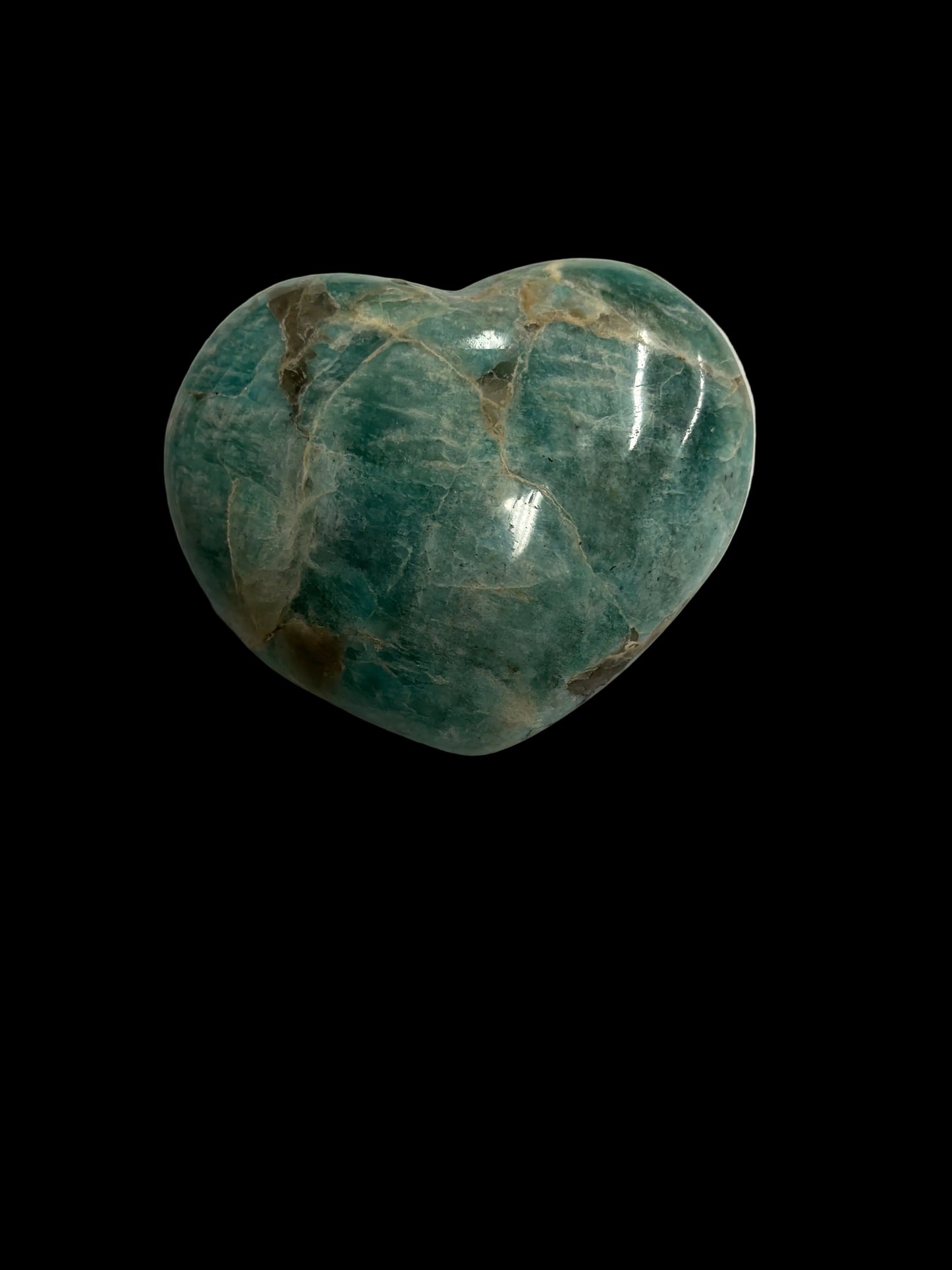 Amazonite Hearts