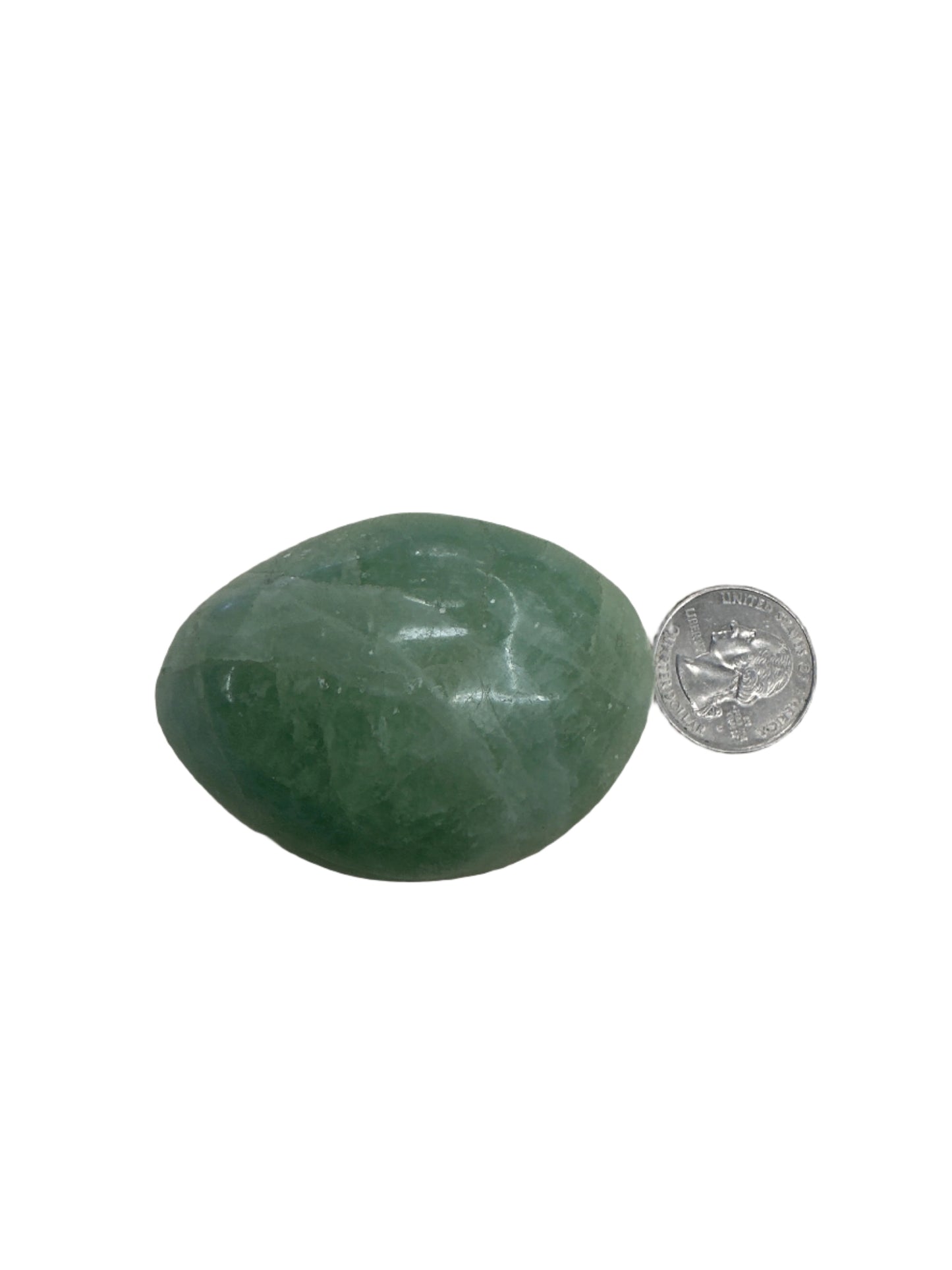 Fluorite palm stone