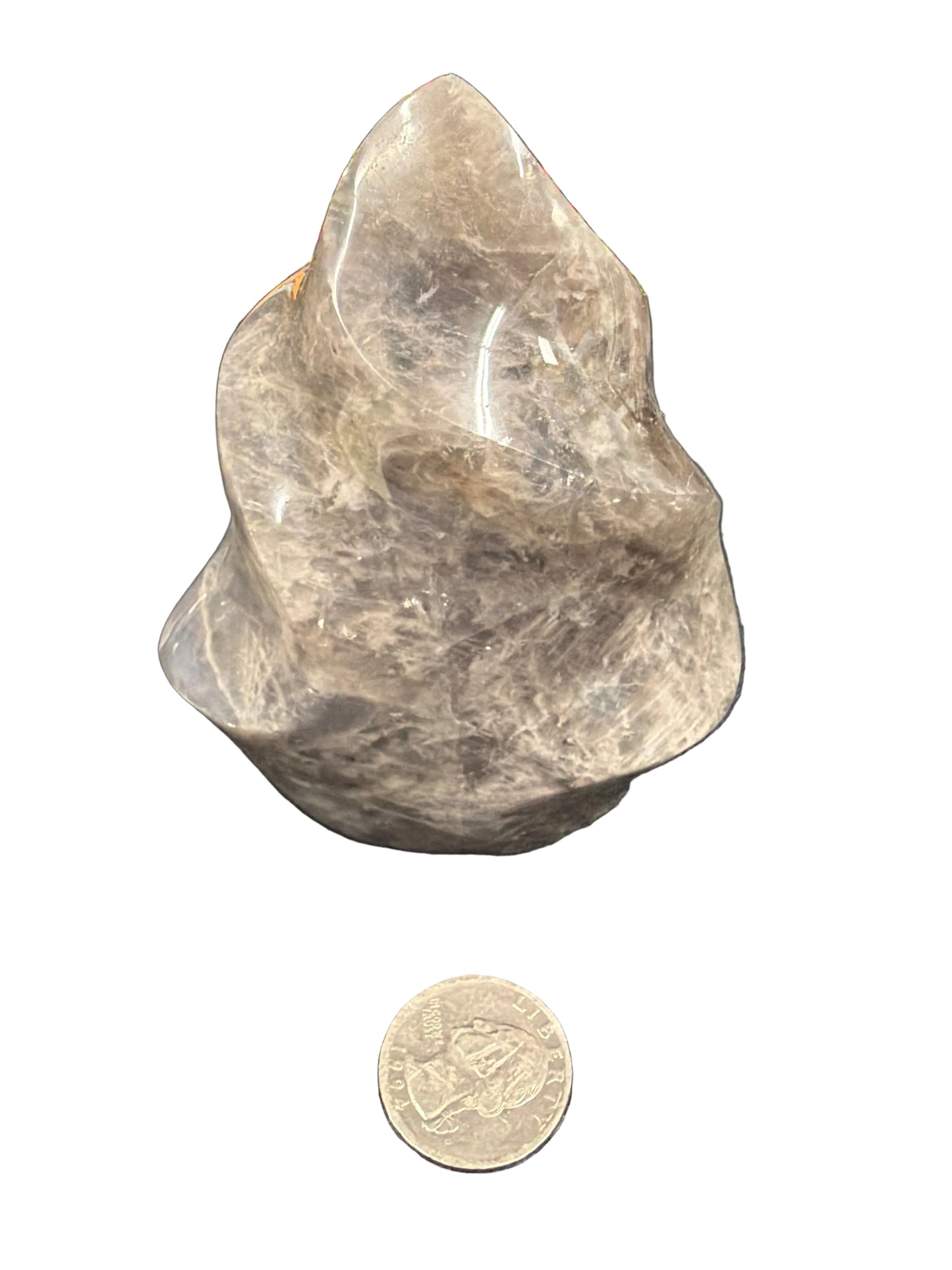 Blue Rose Quartz Flame