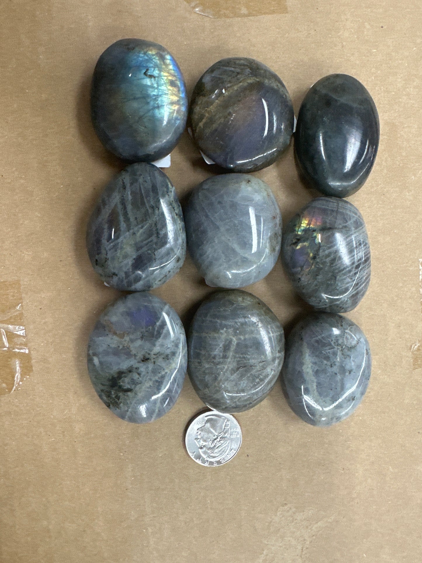 Purple Labradorite Palmstone