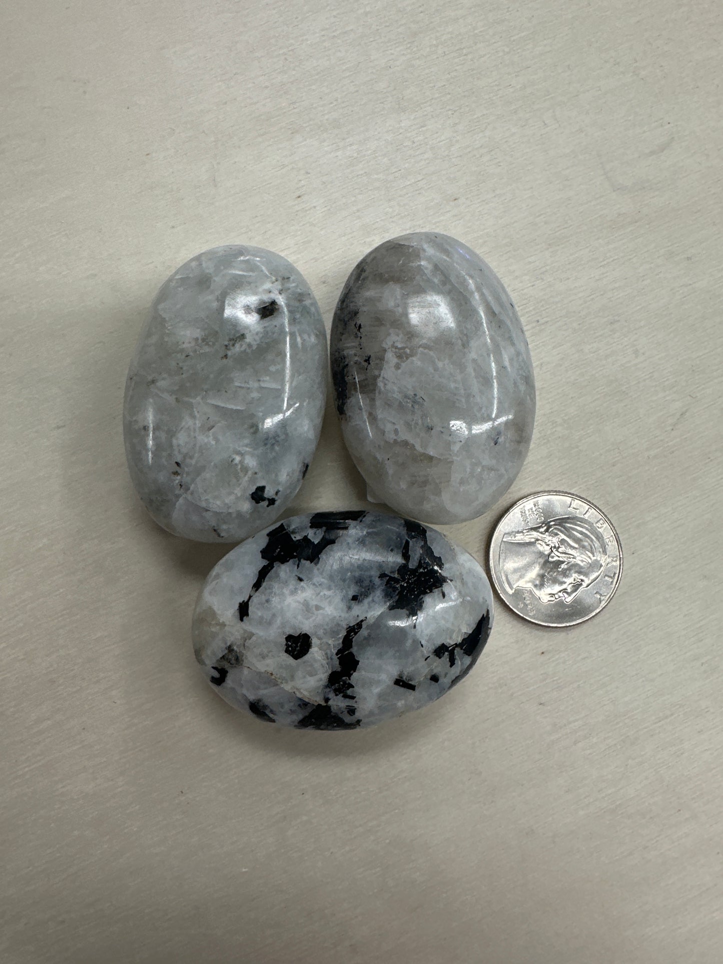 Rainbow Moonstone Palm Stone