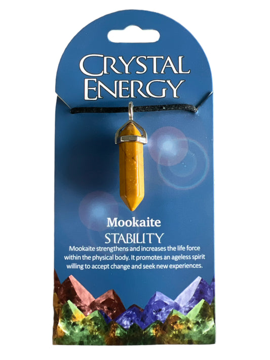 Crystal Energy Pendant: Mookaite (Stability)