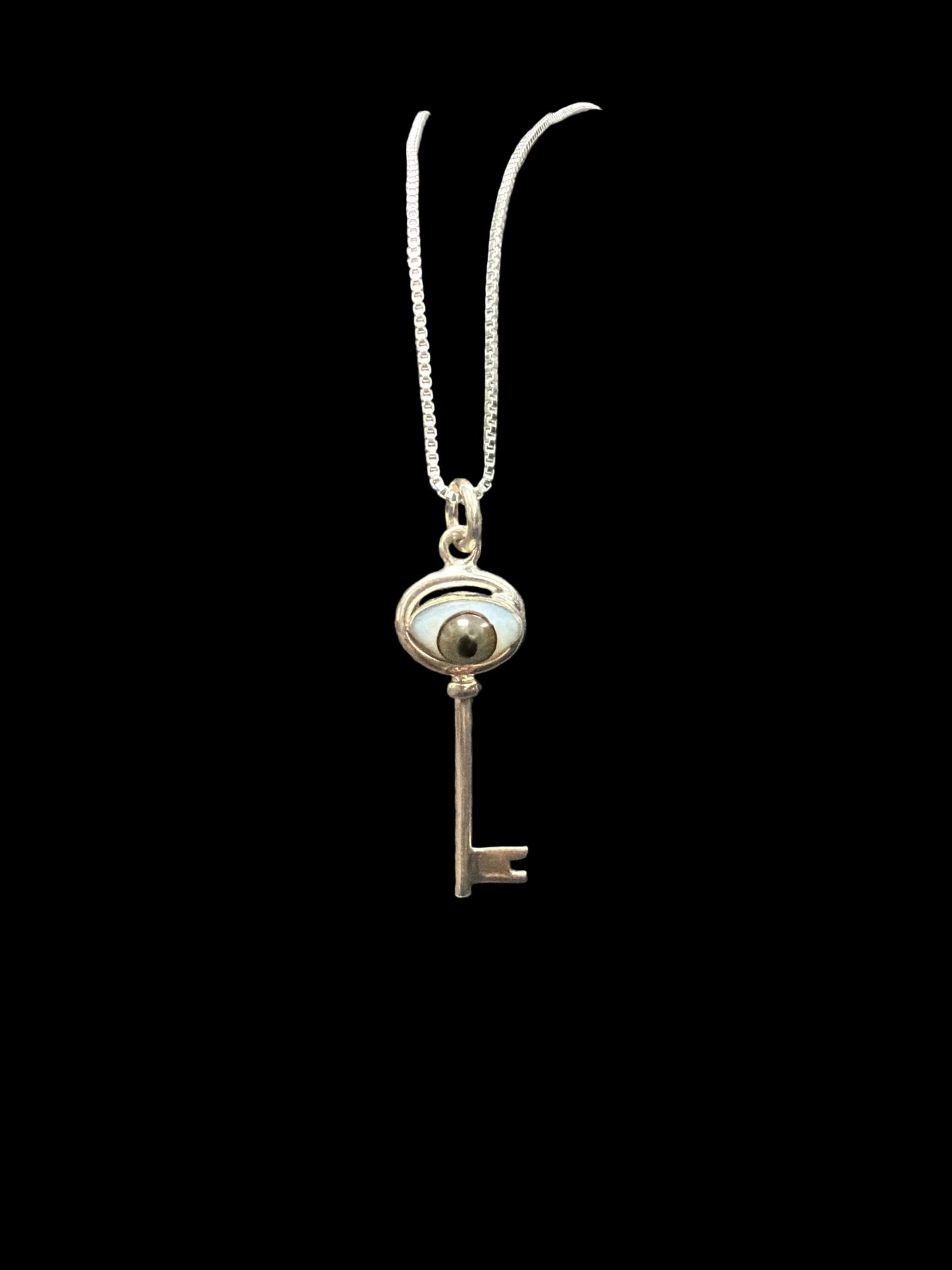 Sterling Silver Evil Eye Necklace