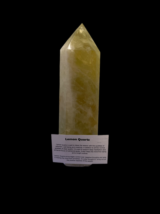 Lemon Quartz Tower