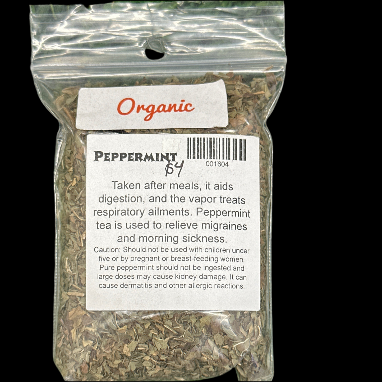 Peppermint 1/2 oz (Organic)