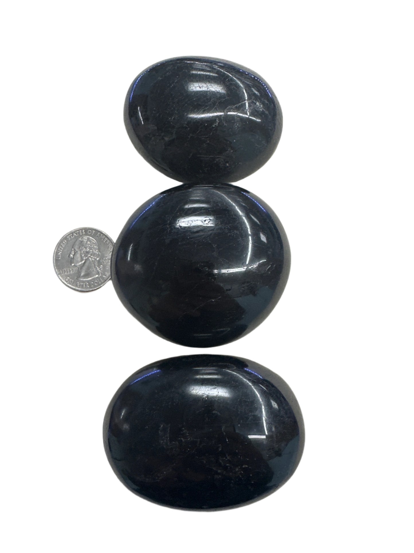 Black Tourmaline Palm Stone