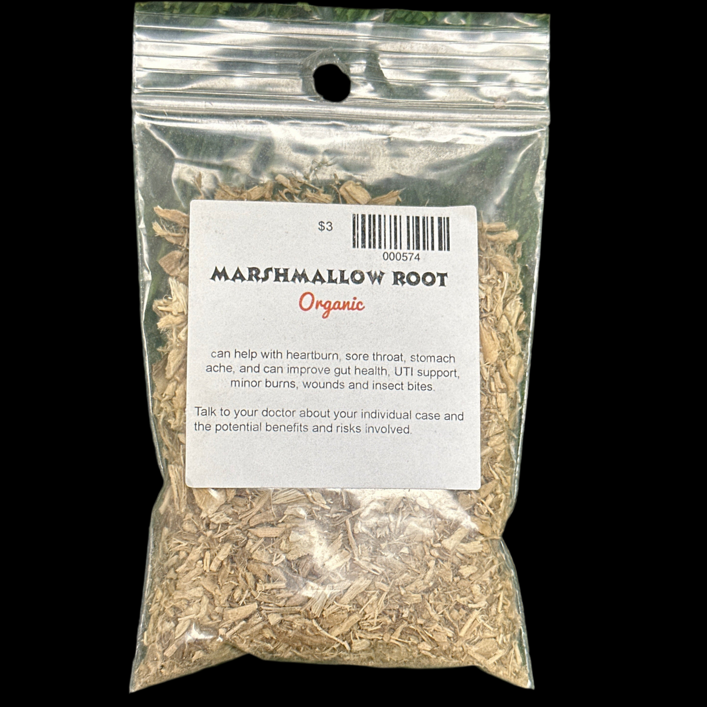 Marshmallow Root 1/2 oz (Organic)