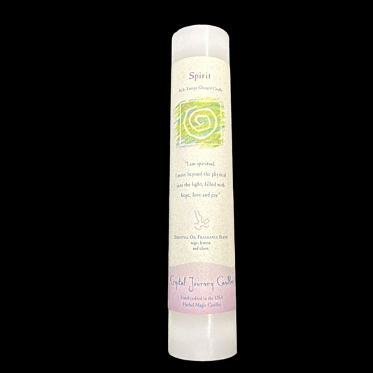 Reiki Herbal Pillar Candle: Spirit