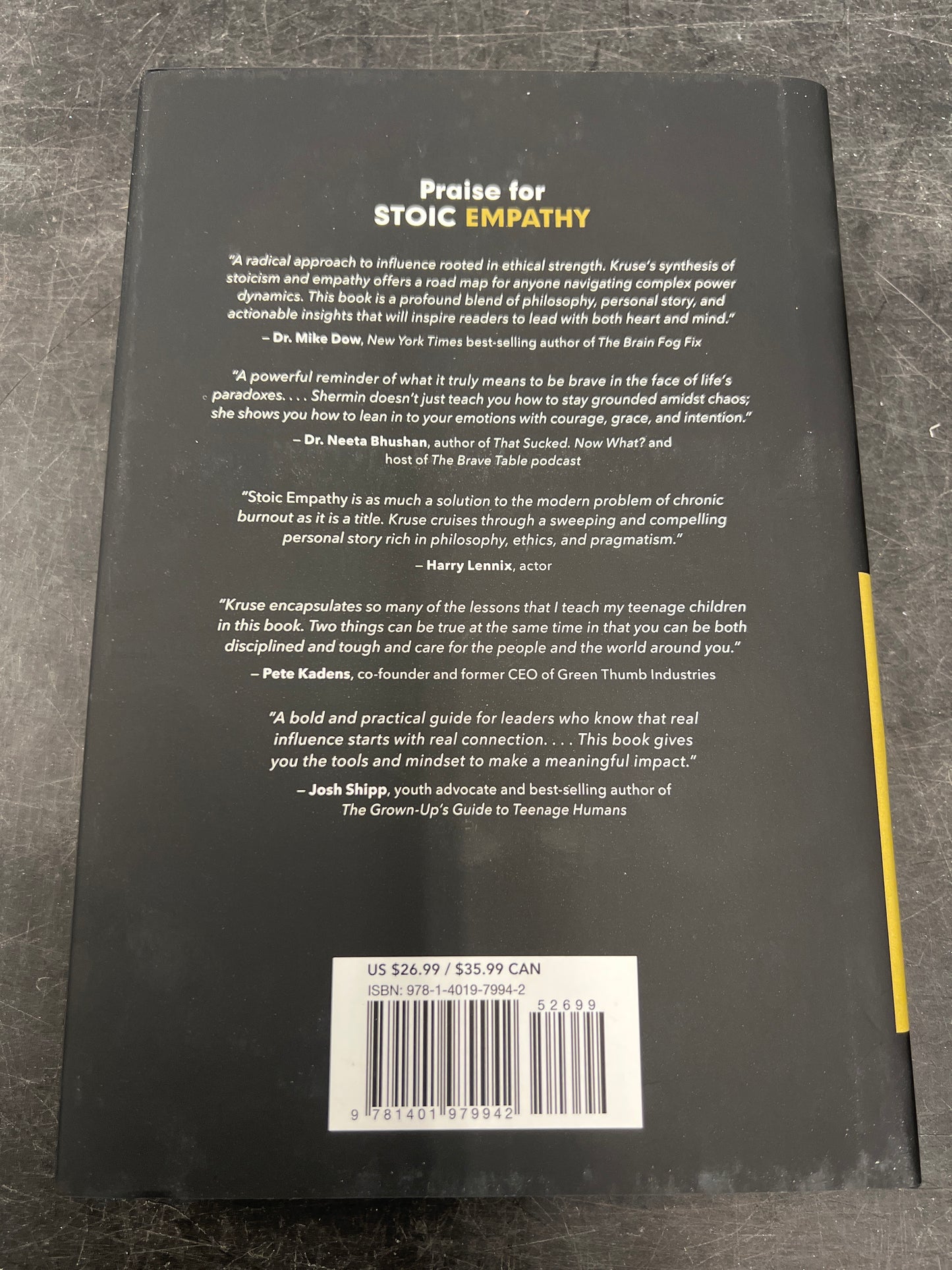 Stoic Empathy: The Road Map to a Life of Influence, Self Leadership and Integrity