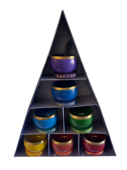 Mini Chakra Singing Bowl (Set of 7)