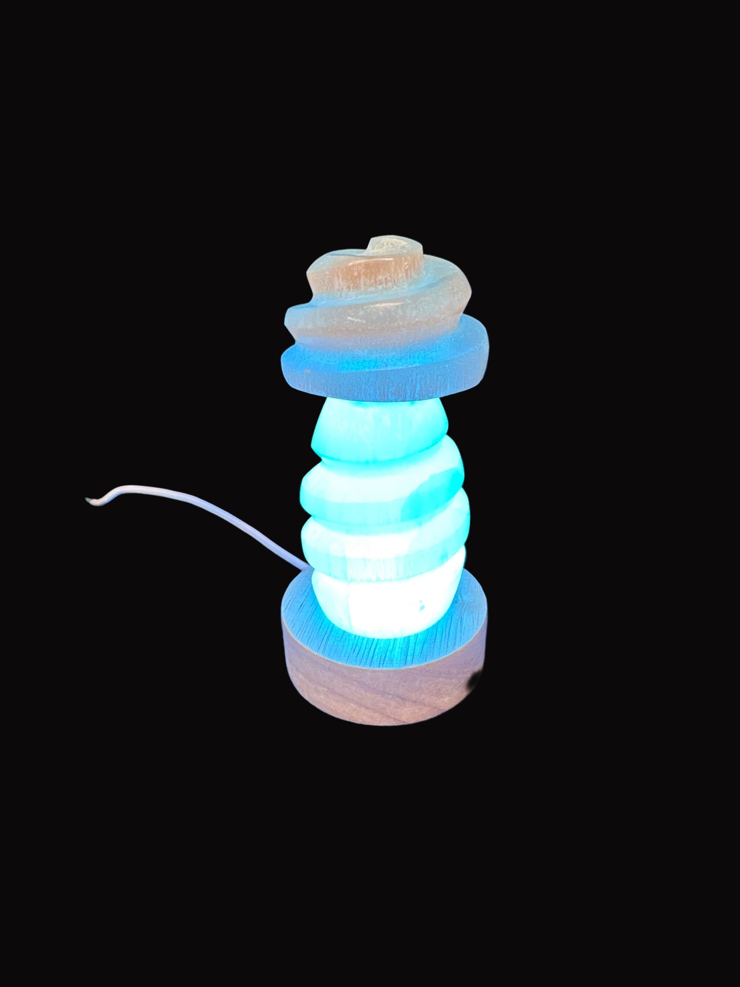 Selenite Mushroom Lamp
