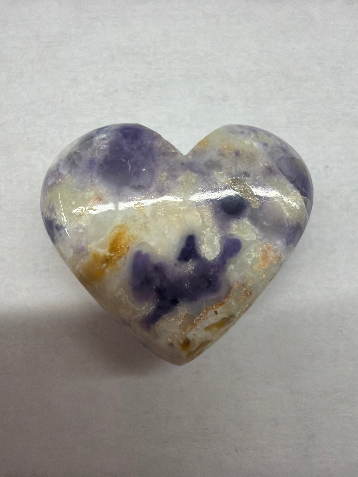 Violet Flame Opal Heart (Mirado Opal)