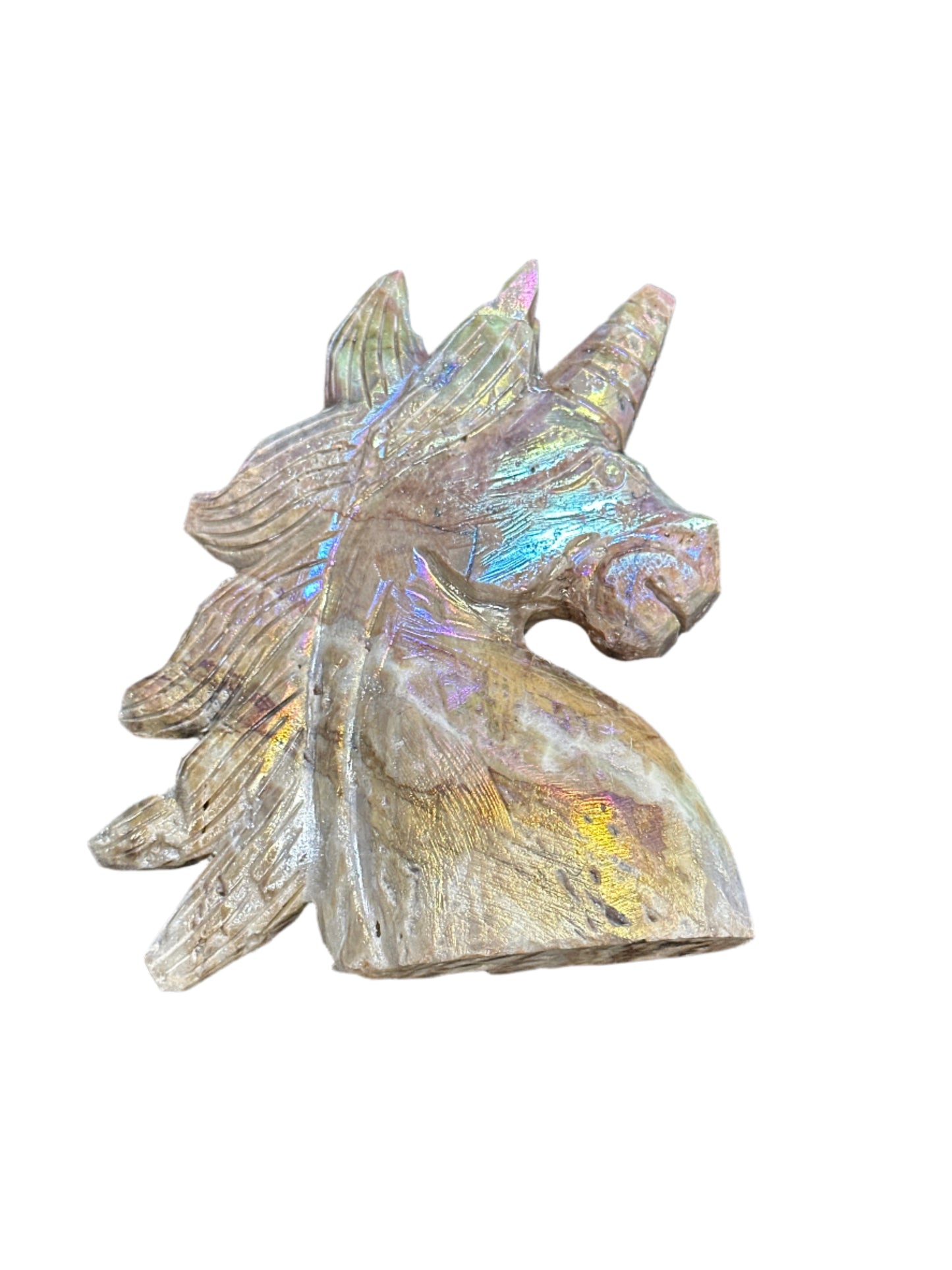 Aura Pink Amethyst Unicorn