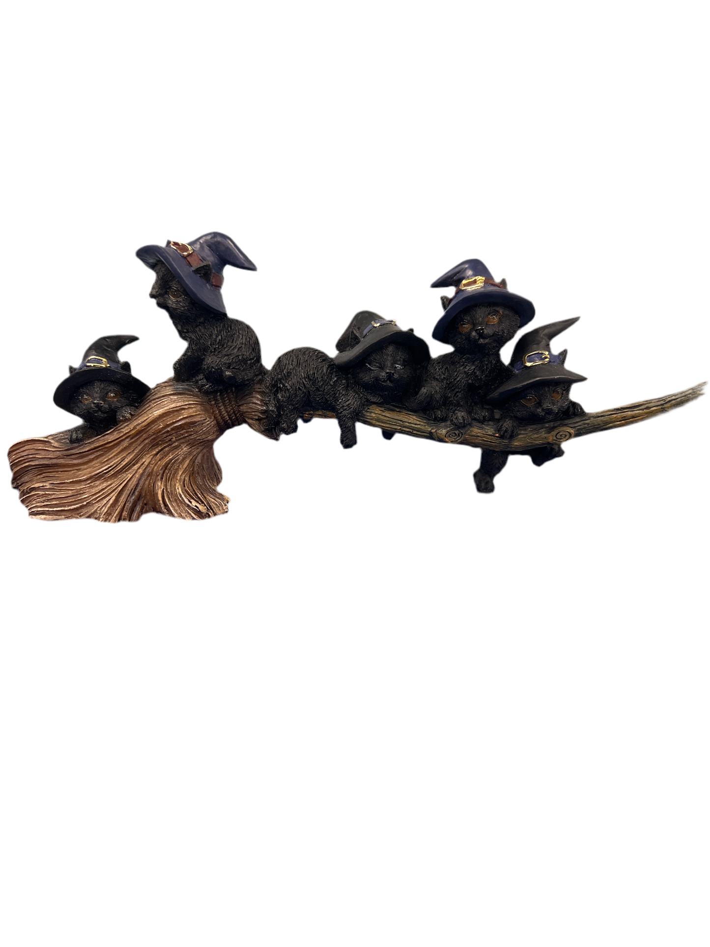 Magical Cats on Broom